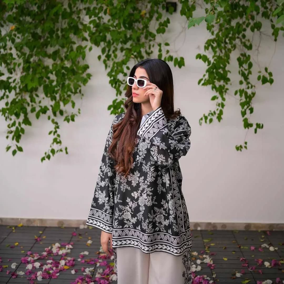 DILRUBA DIGITAL PRINTED 2 pieces stitched