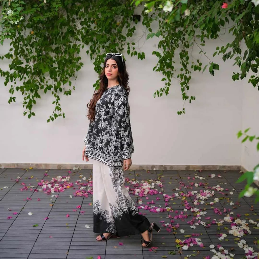 DILRUBA DIGITAL PRINTED 2 pieces stitched